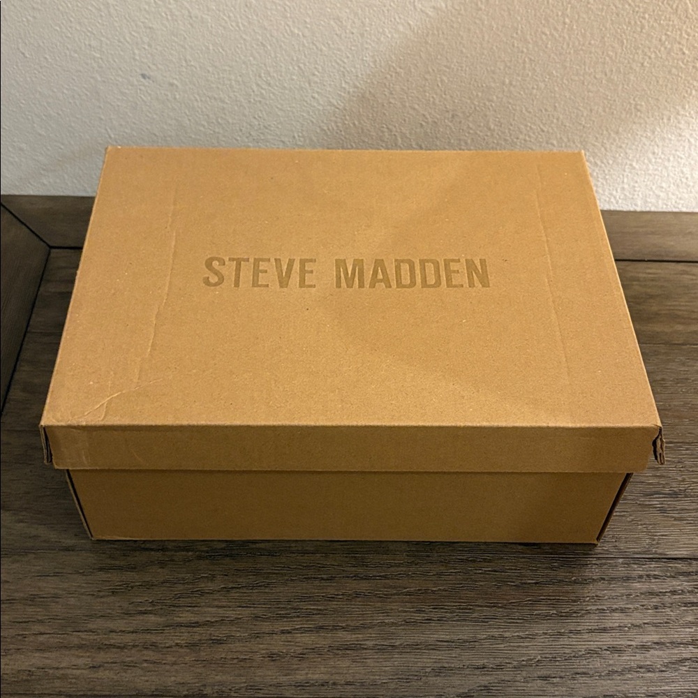 NIB [Steve Madden] Bigmona Natural Raffia Textured Platform Sandal Women’s 7 - Picture 12 of 13